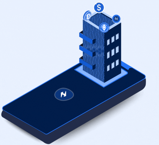 Illustration representing Nazza's secure and rewarding crypto experience.