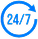 24/7 support